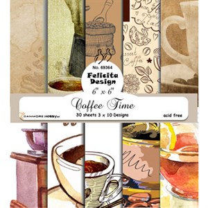 Coffee time, mønsterkarton pakning, Felicita design