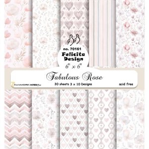 Fantastisk rose, design karton, Felicita design.