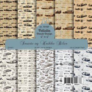 Smarte og Unikke Biler, design karton, Felicita design.