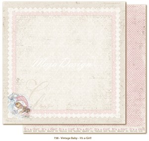 Vintage baby, scrapbooking, Its a Girl!