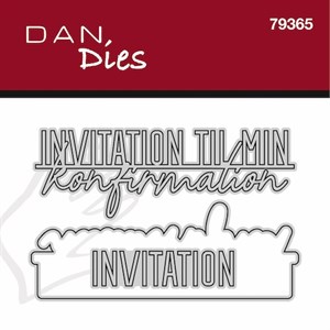 Dan Dies, Invitation til min konfirmation.
