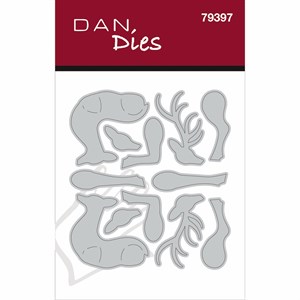 Dan dies,  Stående hjort.      