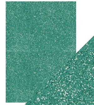 Turquoise lake, glitterkarton, A4, 250gr., Tonic.