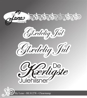 By Lene, Danske tekster, klar stempel.