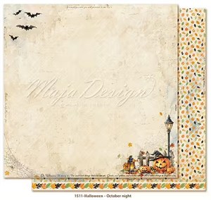 Maja Design, Scrapark, Halloween - oktober aften.