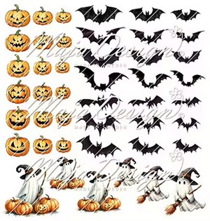 Maja design,  Scrapark, Klippeark, Halloween.