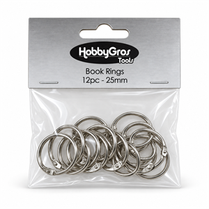 Bogringe - 25mm - 12 stk. Hobby Gros Tools. 