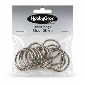 Bogringe - 38mm - 12 stk.,  Hobby Gros Tools. 