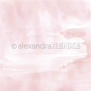 Freestyle watercolor salmon pink, scrapbooking. Alexandra Renke.