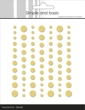 Simple and Basic Matte Enamel Dots, Ranunkel, 77stk