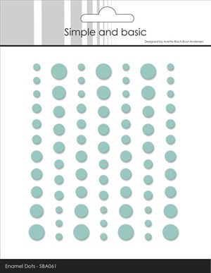 Simple and Basic Matte Enamel Dots, Mynte, 77stk