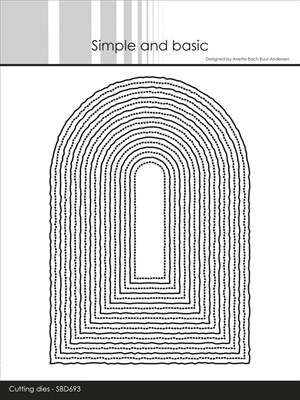 Simple og basic, dies, Bue - gammelt papir. 