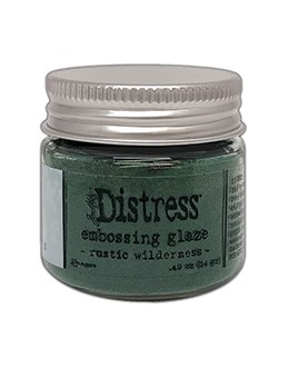 Rustic wilderness, Distress, embossingpulver glaze, Tim Holtz.