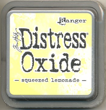 Squeezed lemonade, Distress, oxide pad, Tim Holtz.*