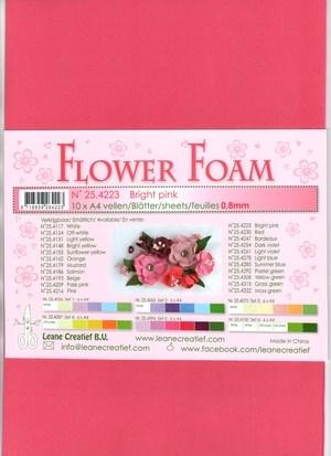 Flower Foam, pink 2 ark.*