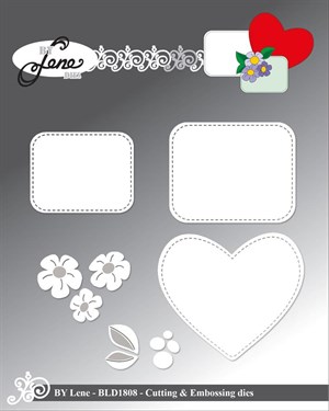 Rammer til tekster, dies, By Lene.