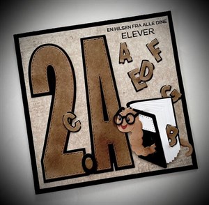 By Lene, dies, Alfabet med skygge.