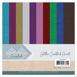 Card Deco Essentials - Glitter Cardstock Assorti