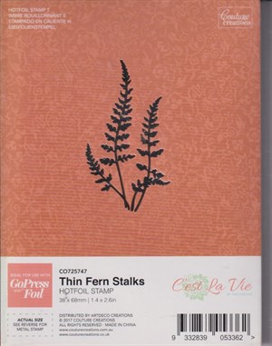 Thin Fern Stalks, Couture Creations   *