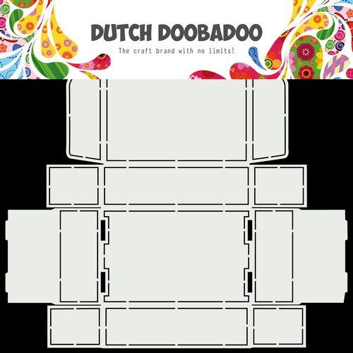 Boks, æske, mask Dutch Doobadoo stencils, 30,5x29 cm.*