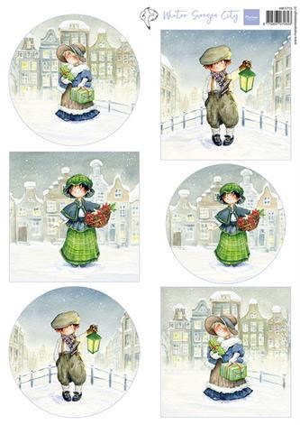 Hetty\'s Snoesjes - Winter City, Marianne Design