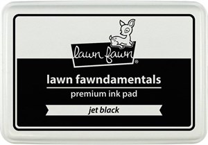 lawn fawn, stempelfarve - Jet black