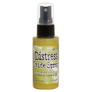 Crushed olive, Distress Oxide Spray, Tim Holtz.*
