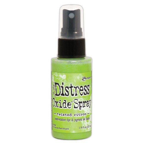 Twisted citron, Distress Oxide Spray, Tim Holtz.*