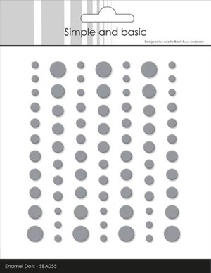 Enamel matte dots, Beton, runde, Simple and Basic.