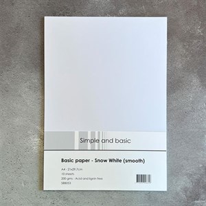Simple and basic "Basic Paper -Snow White (smooth) 