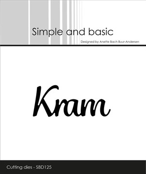Kram, dansk tekst dies, Simple og basic.