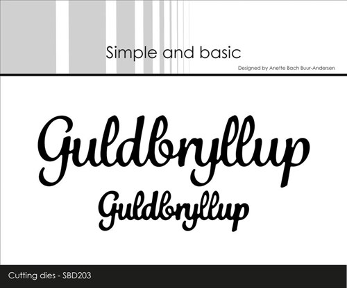 Guldbryllup, danske tekster, dies, Simple og basic.