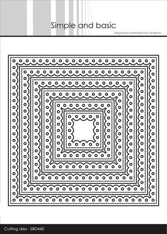 Indre kammusling - Firkant, dies, Simple og basic.