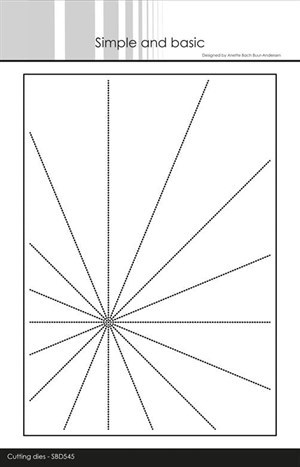 A5 - Solstråler, dies, Simple og basic.