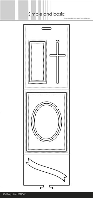 Placeringskort A7, Dies, Simple og basic.    