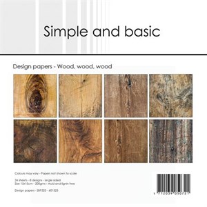 Træ, træ, træ, mønsterkarton pakning, Simple and basic.
