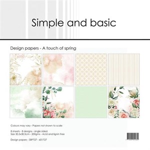 Et strejf af forår, mønsterkarton pakning, Simple and basic.