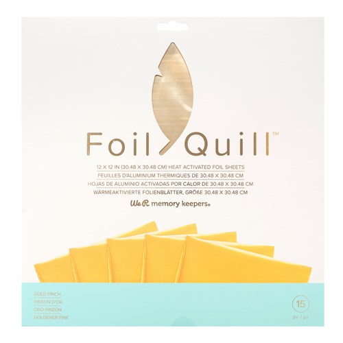 Gold foil sheets fra memory keepers*