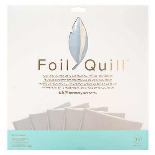 Silver foil sheets fra memory keepers